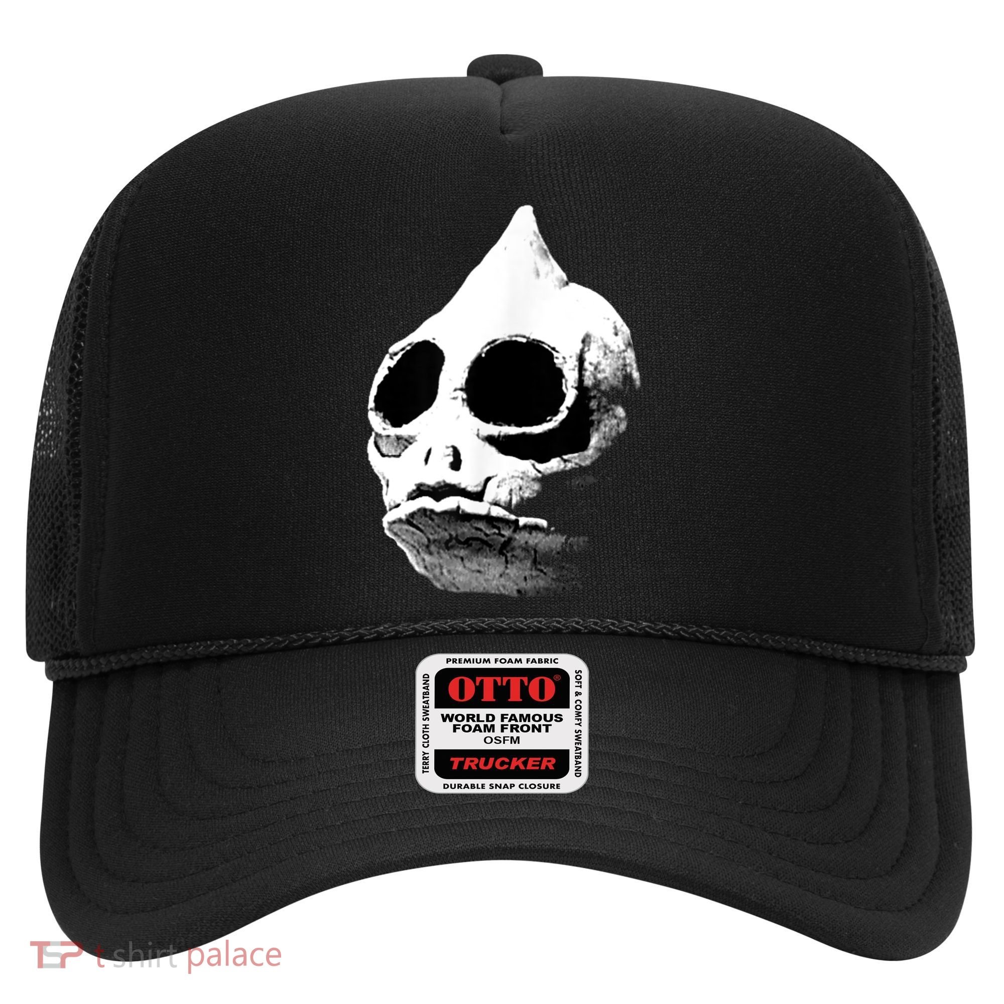 Funny Retro Sleestak Reptilian Skull Graphic Hat