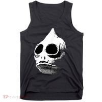 Funny Retro Sleestak Reptilian Skull Graphic Tank Top thumb 0