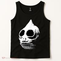 Funny Retro Sleestak Reptilian Skull Graphic Tank Top thumb 2