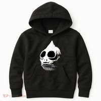 Funny Retro Sleestak Reptilian Skull Graphic Kids Hoodie thumb 0