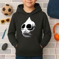 Funny Retro Sleestak Reptilian Skull Graphic Kids Hoodie thumb 2
