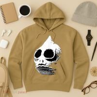 Funny Retro Sleestak Reptilian Skull Graphic Hoodie thumb 3
