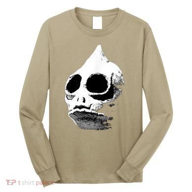 Funny Retro Sleestak Reptilian Skull Graphic Long Sleeve Shirt