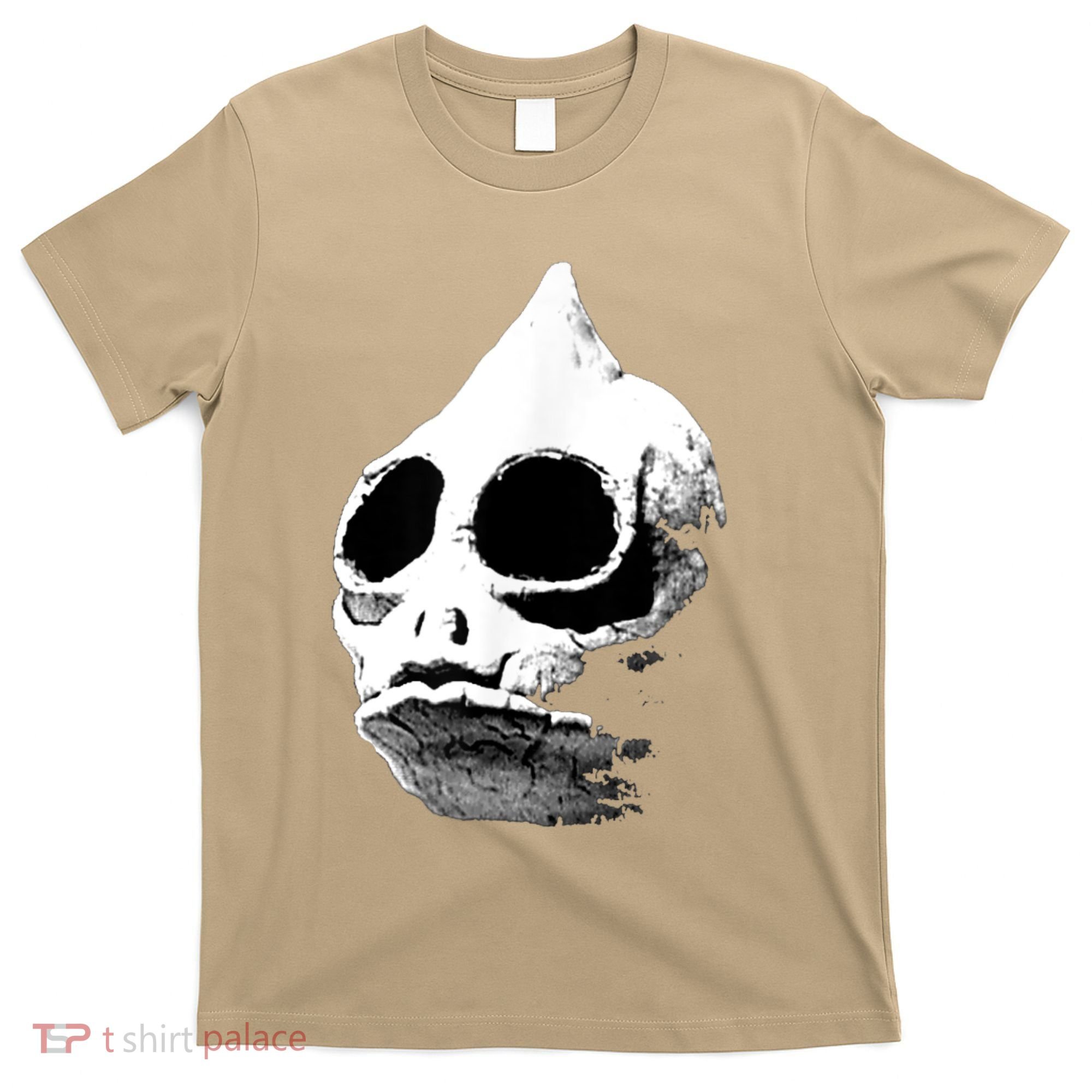 Funny Retro Sleestak Reptilian Skull Graphic T-Shirt