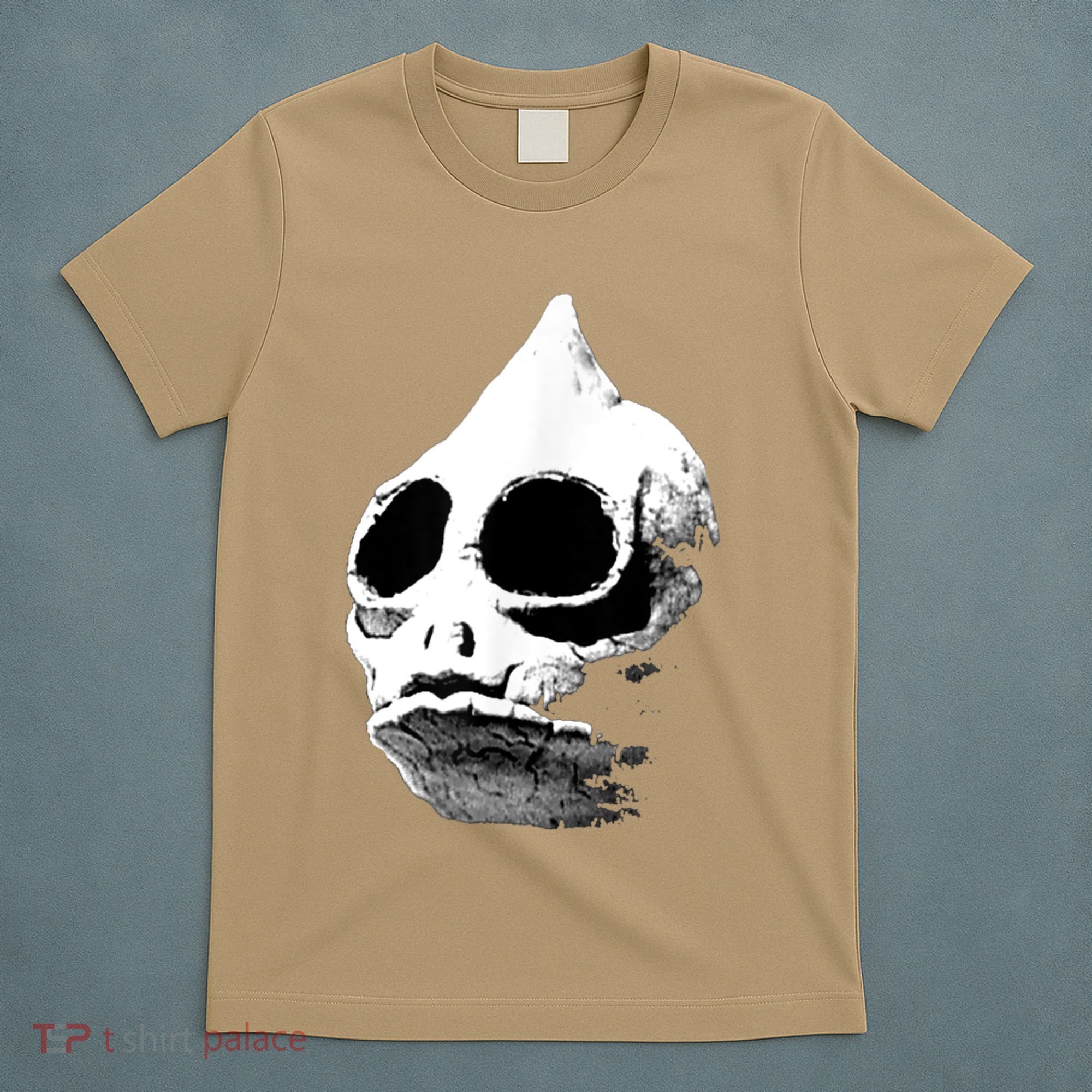 Funny Retro Sleestak Reptilian Skull Graphic T-Shirt