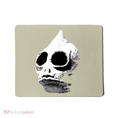 Funny Retro Sleestak Reptilian Skull Graphic Mousepad