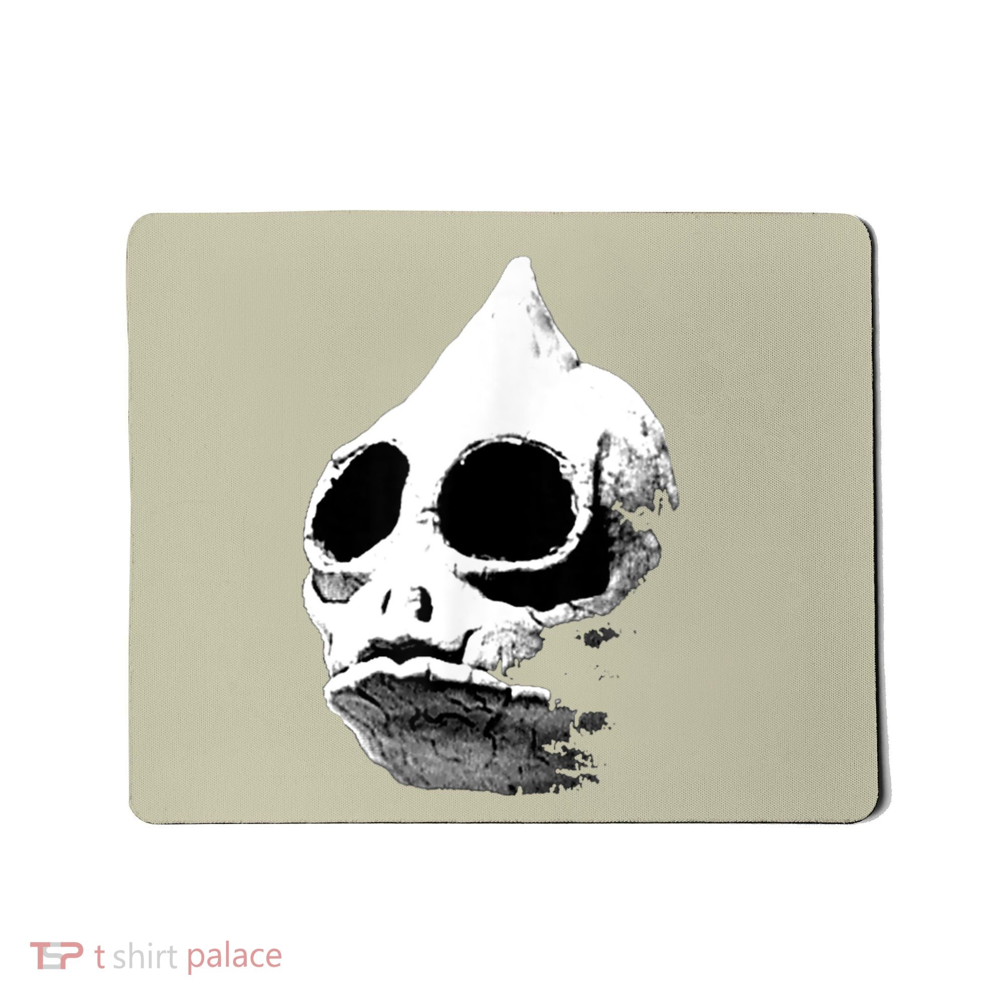 Funny Retro Sleestak Reptilian Skull Graphic Mousepad