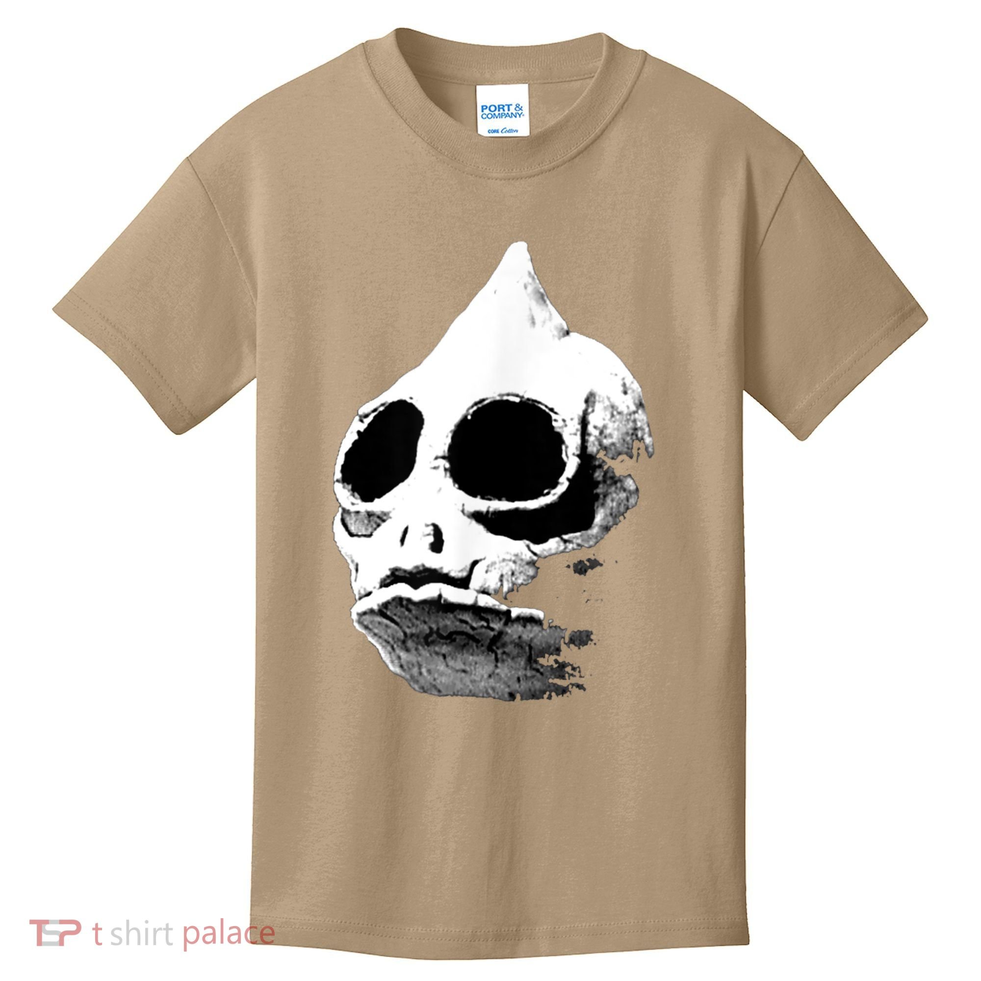 Funny Retro Sleestak Reptilian Skull Graphic Kids T-Shirt