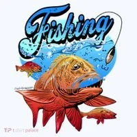 Fishing Red Snapper Doggie Tank thumb 4