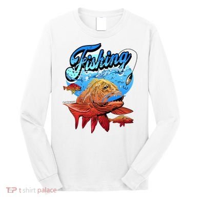 Fishing Red Snapper Long Sleeve Shirt