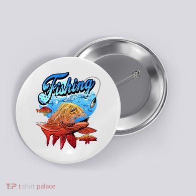 Fishing Red Snapper Button