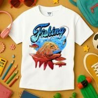 Fishing Red Snapper Kids T-Shirt thumb 3