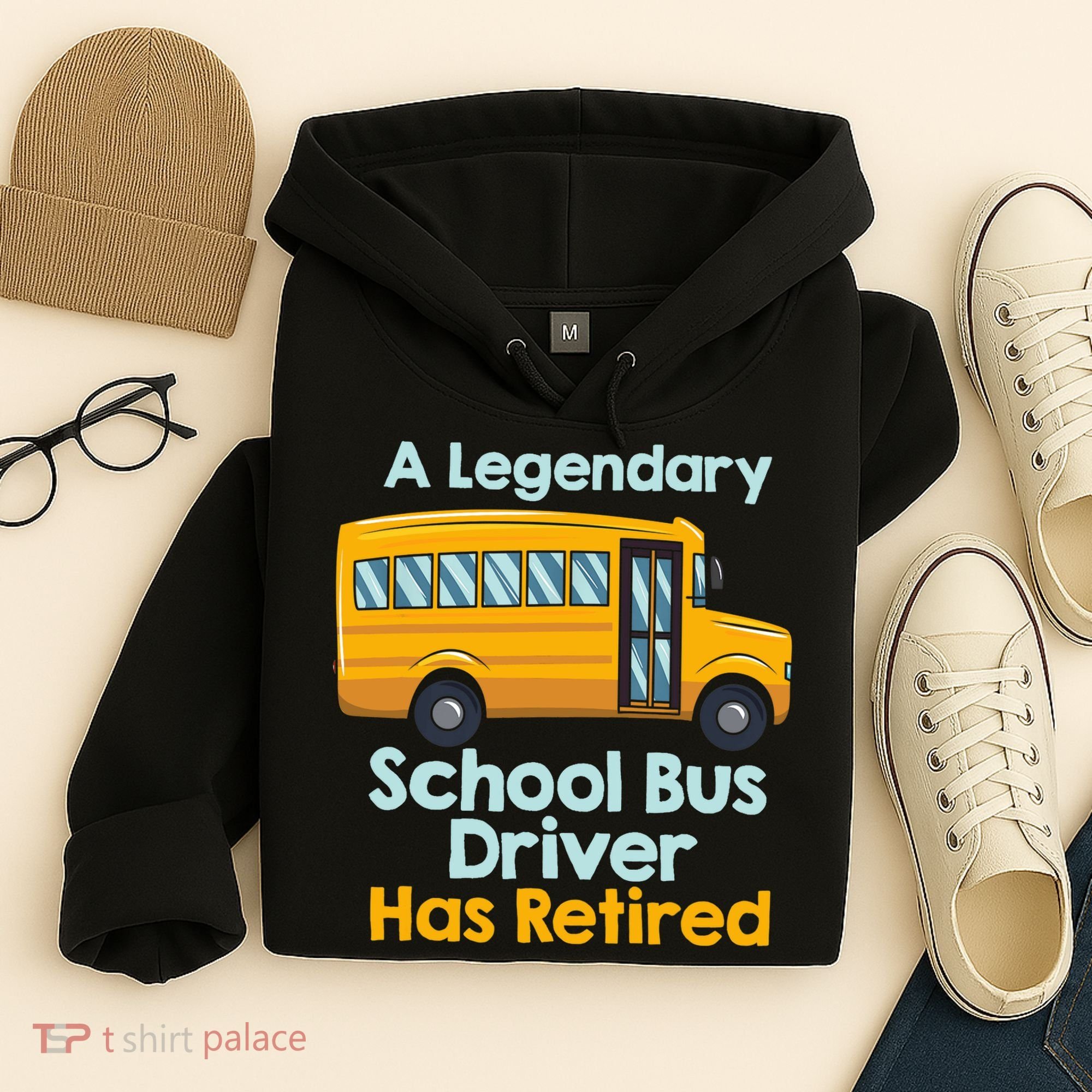 Funny Retired School Bus Driver - School Bus Retirement Hoodie