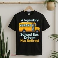 Funny Retired School Bus Driver - School Bus Retirement T-Shirt thumb 2