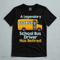 Funny Retired School Bus Driver - School Bus Retirement T-Shirt thumb 5