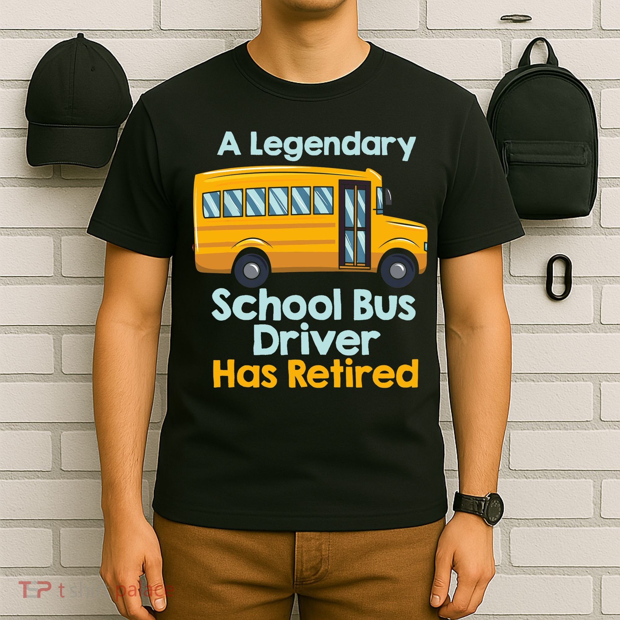 Funny Retired School Bus Driver - School Bus Retirement T-Shirt