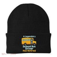 Funny Retired School Bus Driver - School Bus Retirement Beanie thumb 0