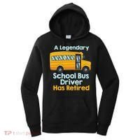 Funny Retired School Bus Driver - School Bus Retirement Women's Hoodie thumb 0