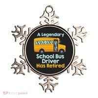 Funny Retired School Bus Driver - School Bus Retirement Ornament thumb 0