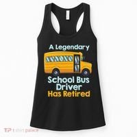 Funny Retired School Bus Driver - School Bus Retirement Women's Tank Top thumb 0