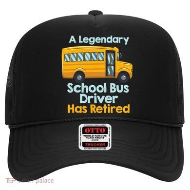 Funny Retired School Bus Driver - School Bus Retirement Hat