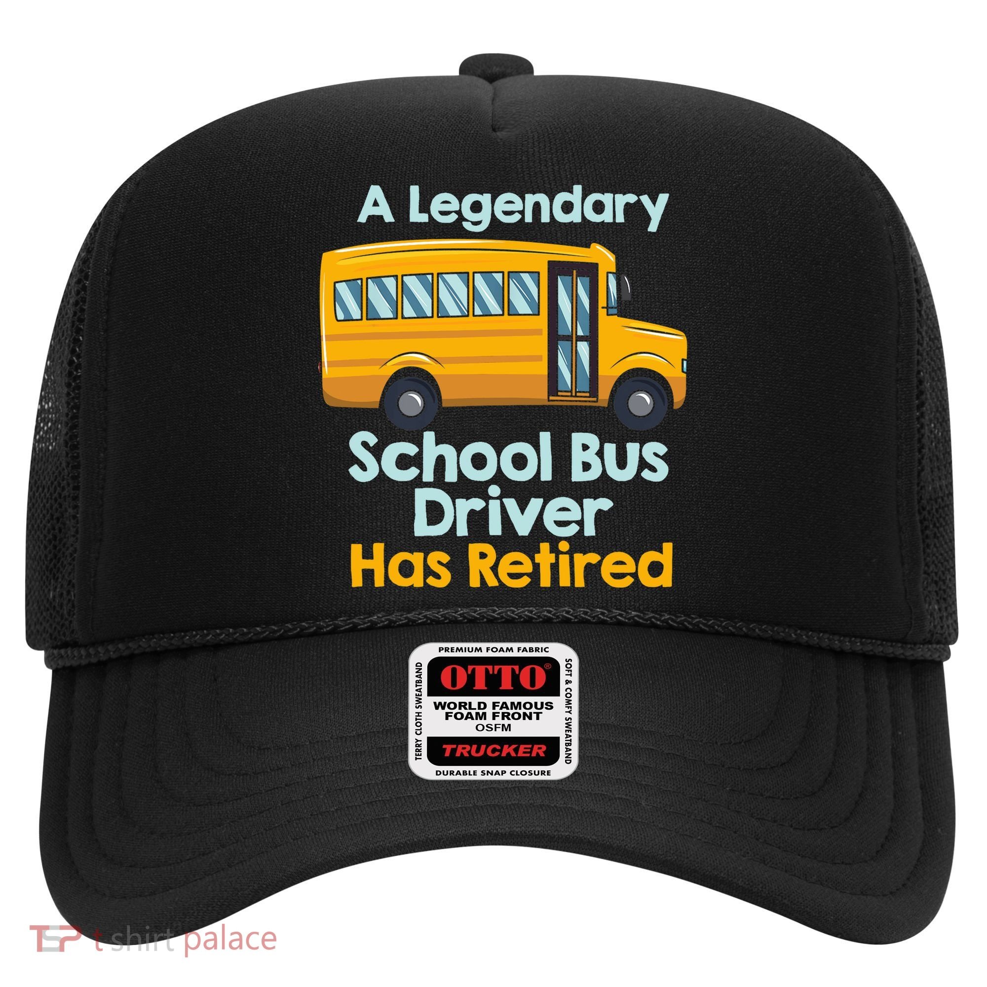 Funny Retired School Bus Driver - School Bus Retirement Hat