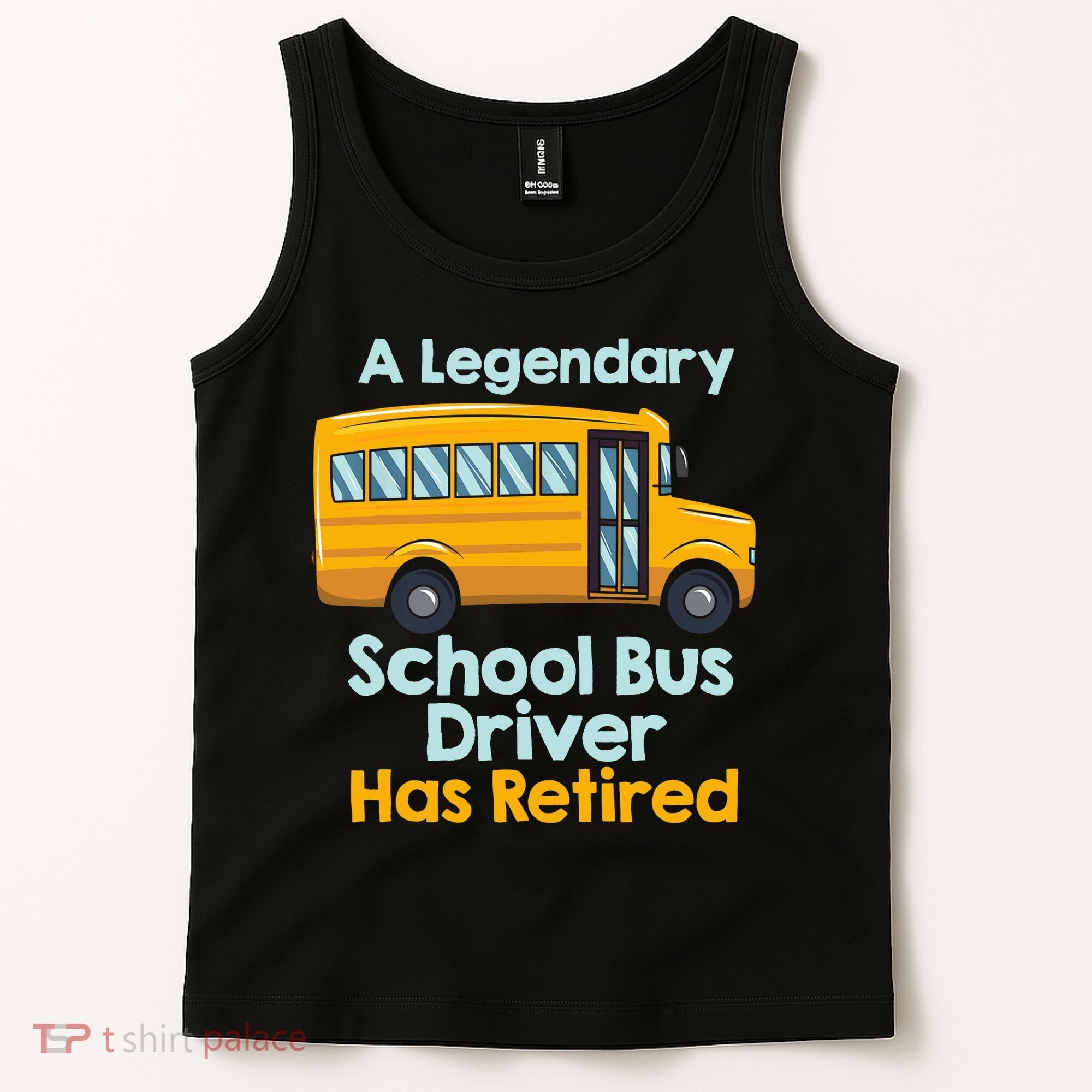 Funny Retired School Bus Driver - School Bus Retirement Tank Top
