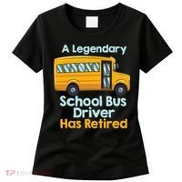 Funny Retired School Bus Driver - School Bus Retirement Women's T-Shirt thumb 0