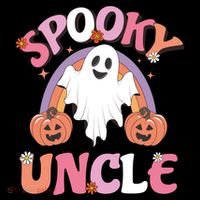 Family Retro Spooky Uncle Groovy Retro Halloween Ghost Pumpkin Costume Gift Coffee Mug thumb 5