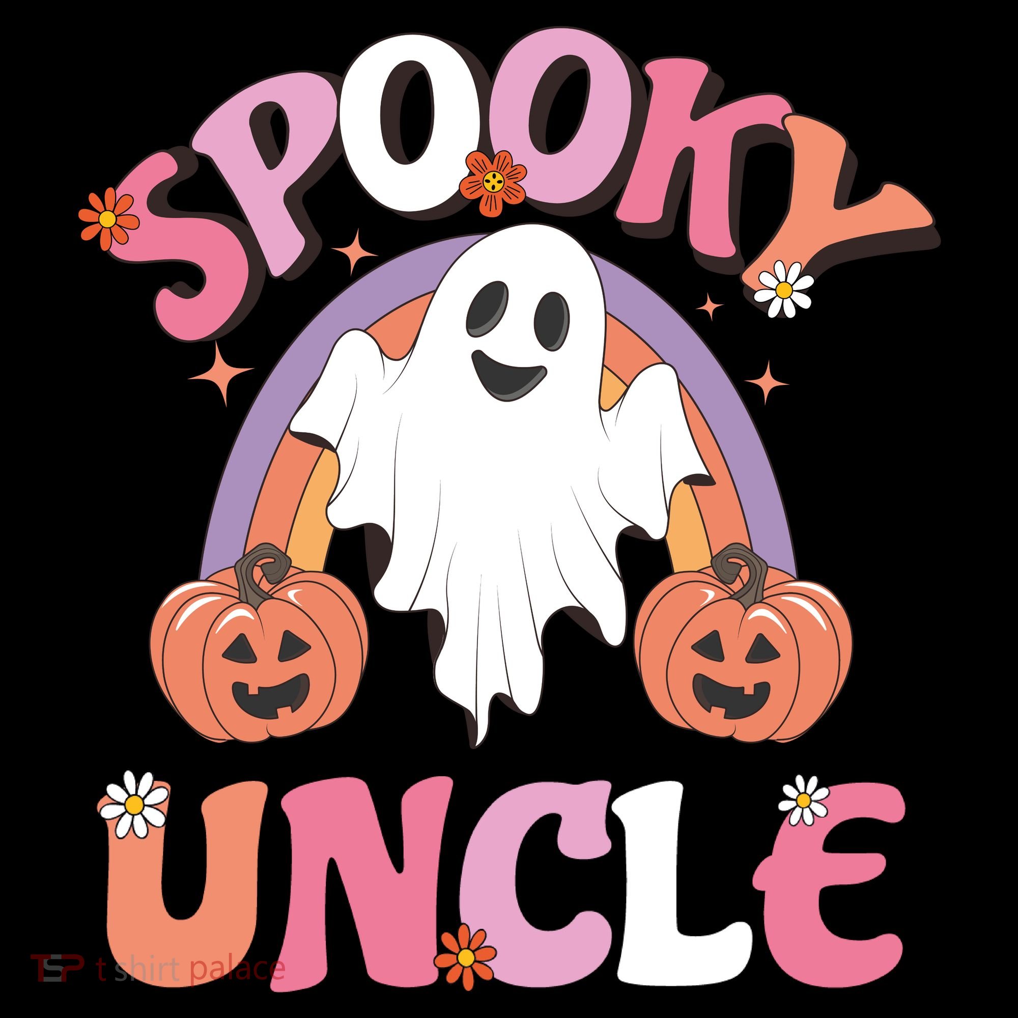 Family Retro Spooky Uncle Groovy Retro Halloween Ghost Pumpkin Costume Gift Coffee Mug