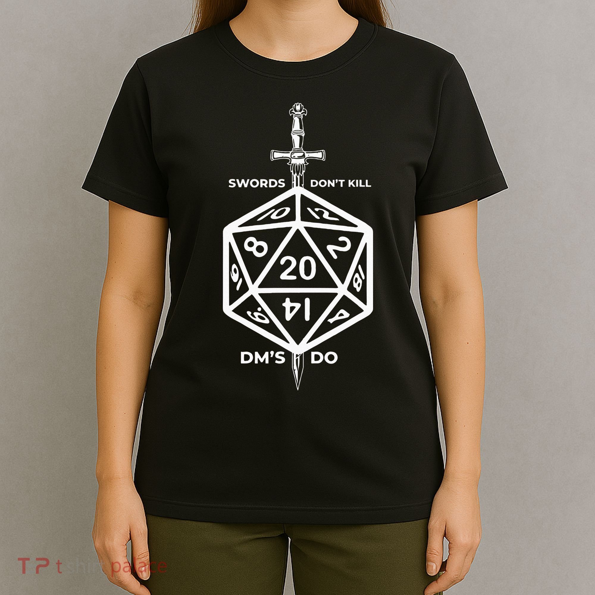 Fantasy RPG Swords Don't Kill People Dungeon Game Masters Do T-Shirt
