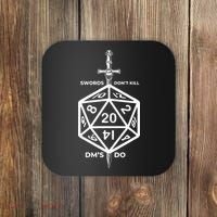 Fantasy RPG Swords Don't Kill People Dungeon Game Masters Do Coaster thumb 0