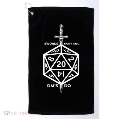 Fantasy RPG Swords Don't Kill People Dungeon Game Masters Do Golf Towel