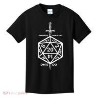 Fantasy RPG Swords Don't Kill People Dungeon Game Masters Do Kids T-Shirt thumb 0