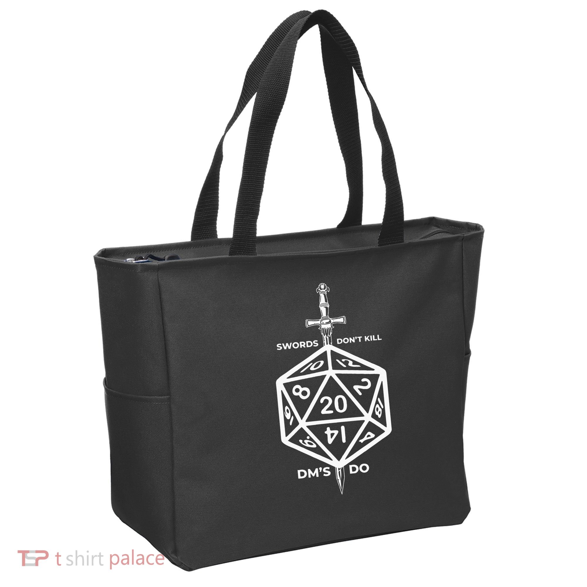 Fantasy RPG Swords Don't Kill People Dungeon Game Masters Do Tote Bag