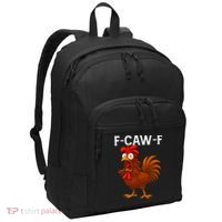 F-CAW-F Rooster Screaming Chicken Meme Port Authority Basic Backpack thumb 0
