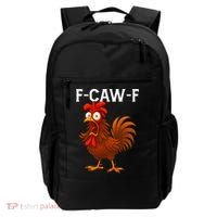 F-CAW-F Rooster Screaming Chicken Meme Backpack thumb 0
