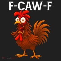 F-CAW-F Rooster Screaming Chicken Meme Adult Drive Performance Visor thumb 2