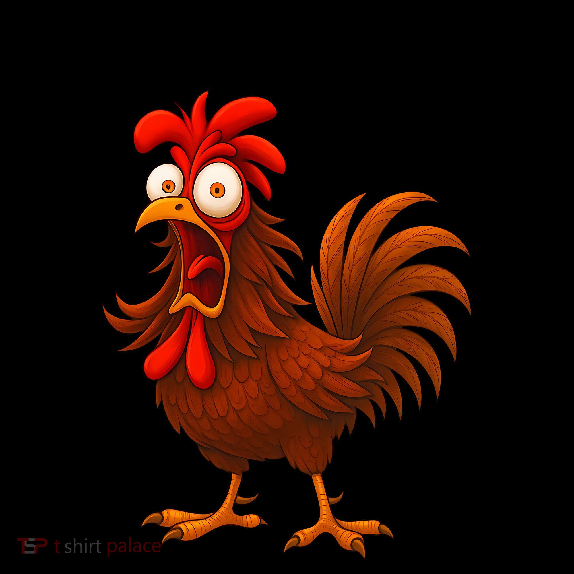 F-CAW-F Rooster Screaming Chicken Meme Coffee Mug