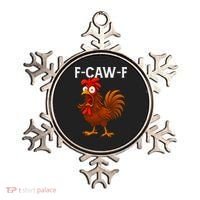 F-CAW-F Rooster Screaming Chicken Meme Ornament thumb 0