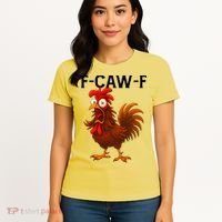 F-CAW-F Rooster Screaming Chicken Meme Women's T-Shirt thumb 4