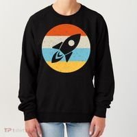 Funny Retro Sunset Spaceship Women's Sweatshirt thumb 0