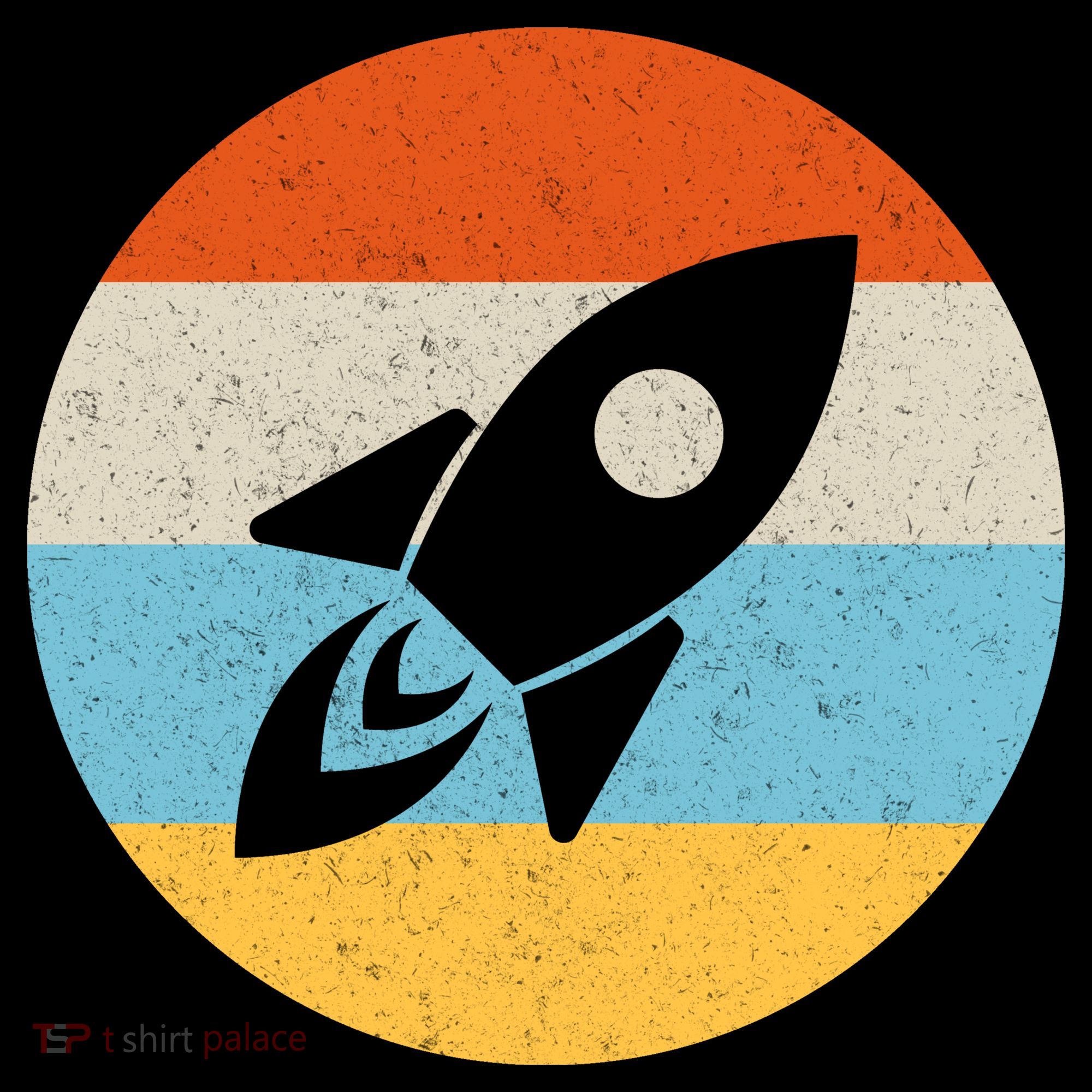 Funny Retro Sunset Spaceship Visor