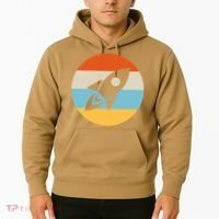 Funny Retro Sunset Spaceship Hoodie thumb 2