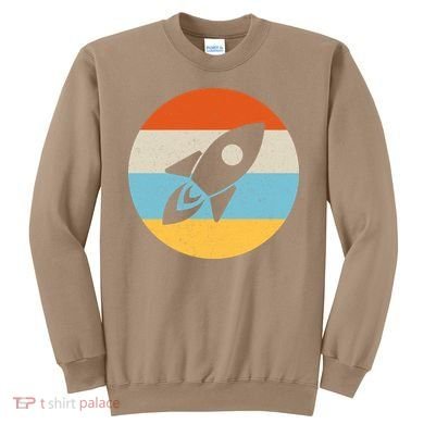 Funny Retro Sunset Spaceship Sweatshirt