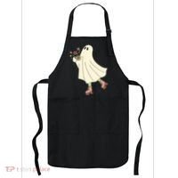 Floral Roller Skating Ghost Apron thumb 0
