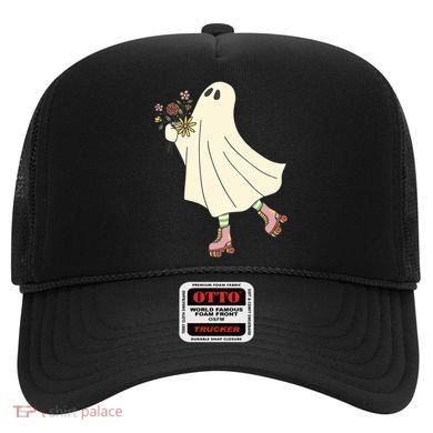 Floral Roller Skating Ghost Hat