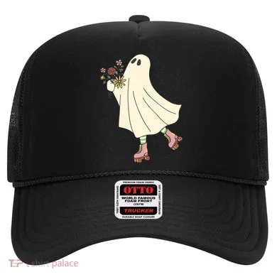 Floral Roller Skating Ghost Hat
