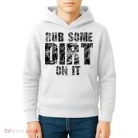 Funny Rub Some Dirt On It Stop Crying Get Tough Play Rough Kids Hoodie thumb 4