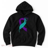 Feather Ribbon Suicide Prevention Awareness Hoodie thumb 0